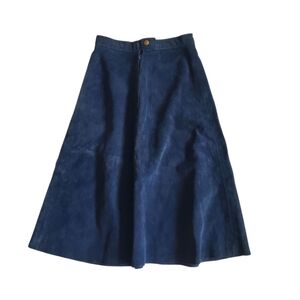 Elegant Navy Blue Women's Skirt